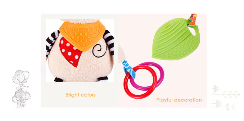 Baby Crib Animal Rattle Plush Toy Stroller Hanging Bed Bell Baby Crib Animal Rattle Plush Toy Stroller Hanging Bed Bell