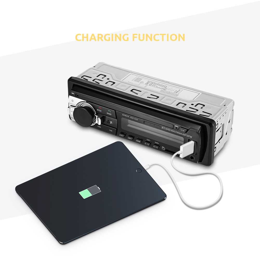 JSD - 520 Wireless Bluetooth Car MP3 Player