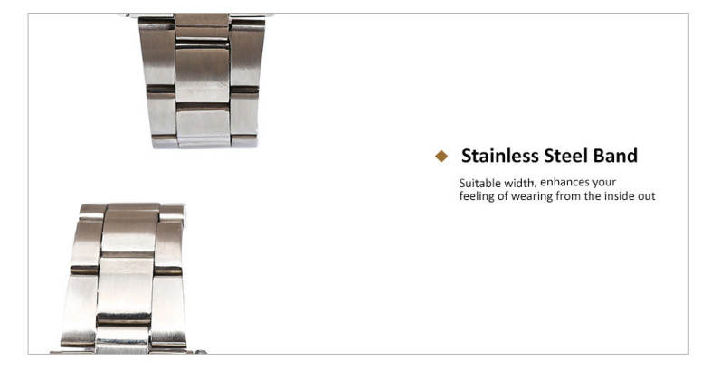 Gucamel BL057 Women Quartz Watch Luminous Pointer Rhinestone 30m Water Resistance Wristwatch