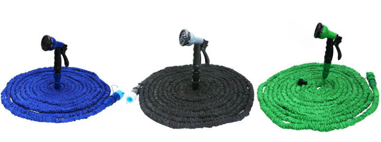 Expandable Garden Hose Water Pipe with 8 Modes Spray Gun
