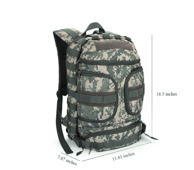 Protector Plus 35L Outdoor Water Resistant Military Backpack for Hiking Camping Climbing