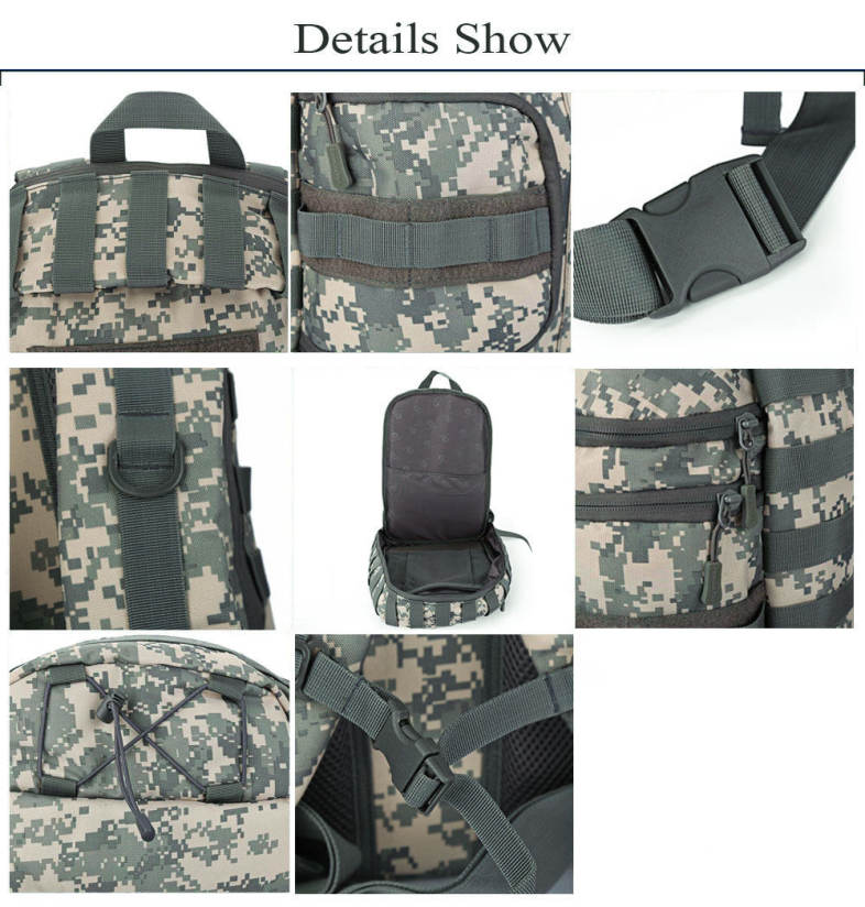 Protector Plus 35L Outdoor Water Resistant Military Backpack for Hiking Camping Climbing