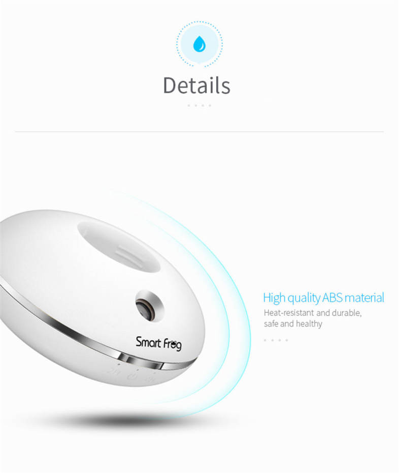 Smart Frog Ultrasonic Portable Travel Humidifying Device Cool Mist Mini Humidifier