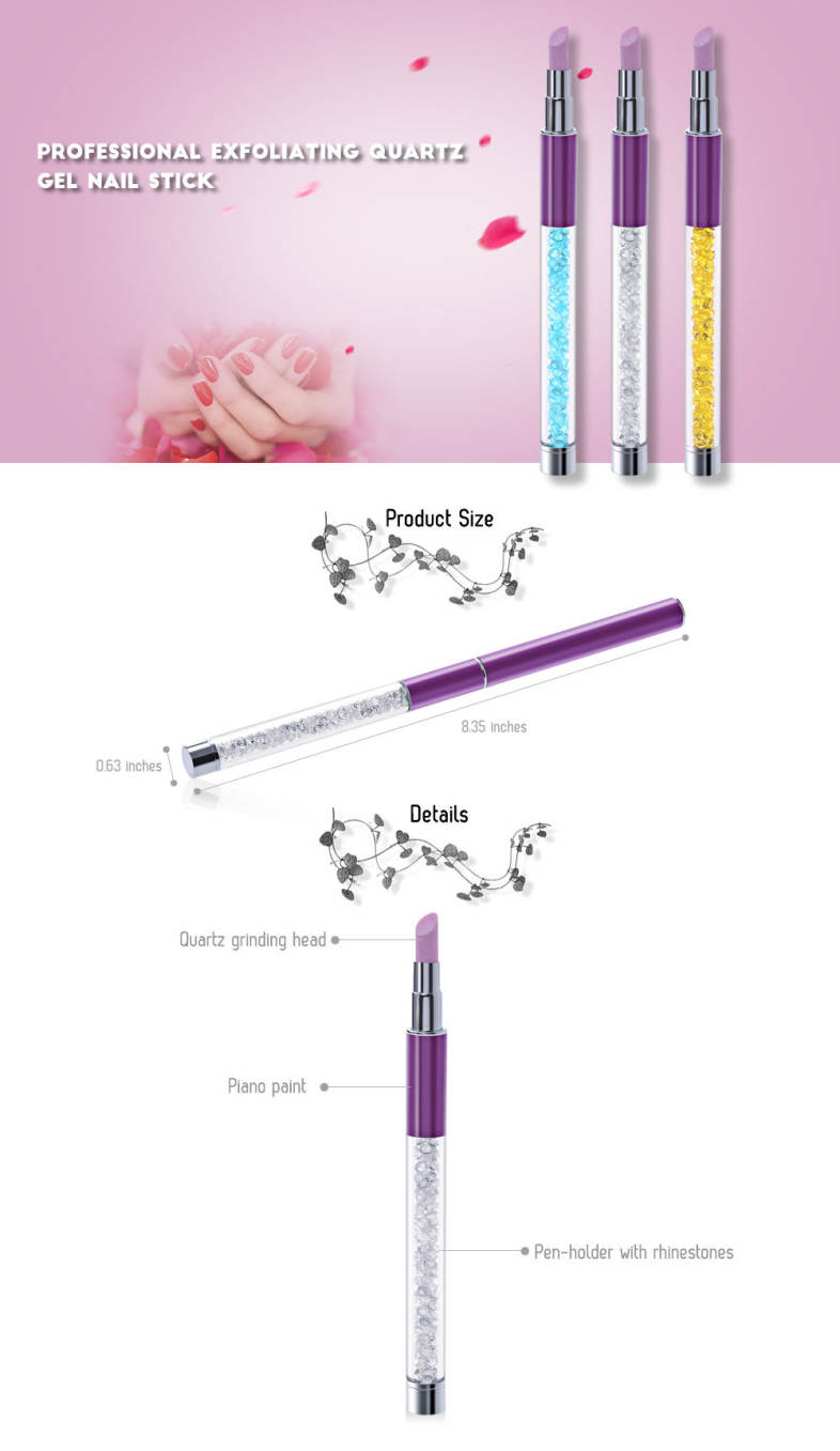 Portable Fan-shaped Exfoliating Manicure Tool Pen