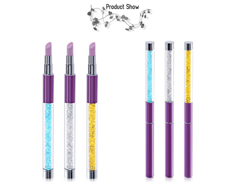 Portable Fan-shaped Exfoliating Manicure Tool Pen