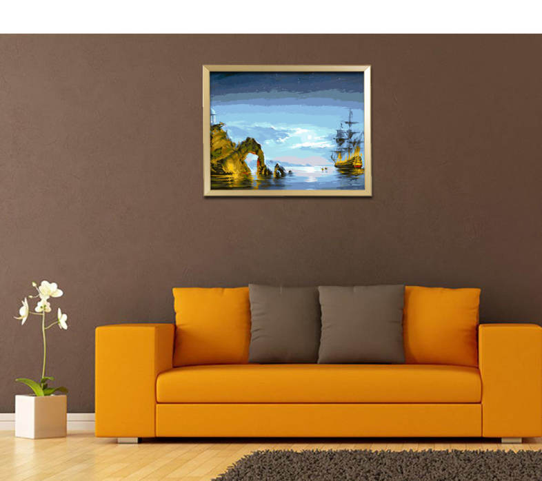 Sea Wonders DIY Digital Oil Hand Painting Wall Decoration
