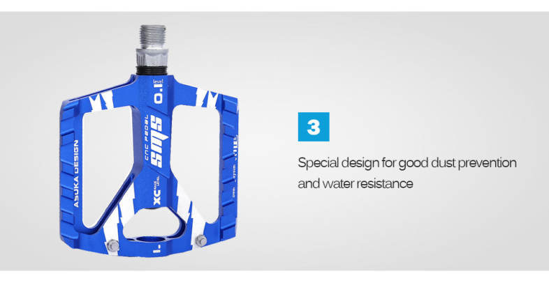 SHANMASHI Paired DU Bearing Outdoor Cycling Road Mountain Bicycle Pedal