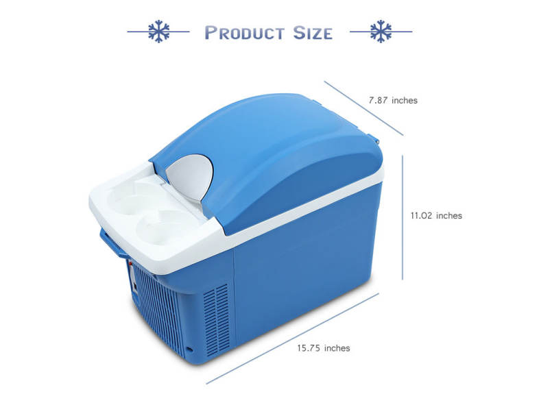 Portable Mini Warming and Cooling Vehicle Refrigerator