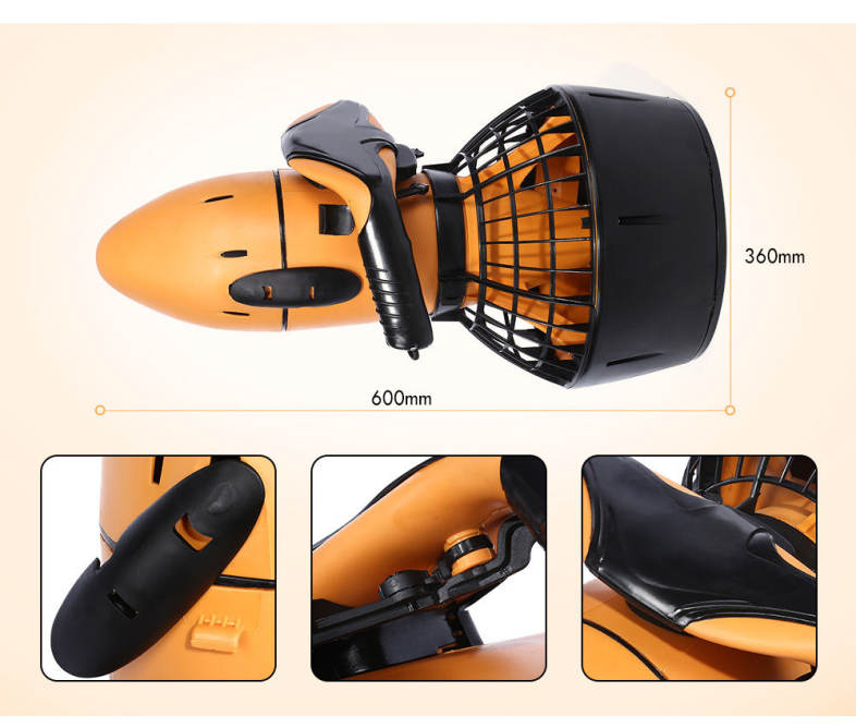 300W Electric Underwater Propeller Sea Scooter Diving Equipment