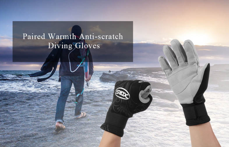 Slinx Paired 3MM Warmth Anti-scratch Diving Glove Snorkeling Equipment