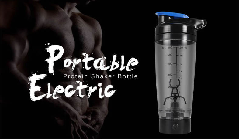 Portable Protein Shaker Bottle Automatic Mixing Cup Self Stirring Mug 600ml