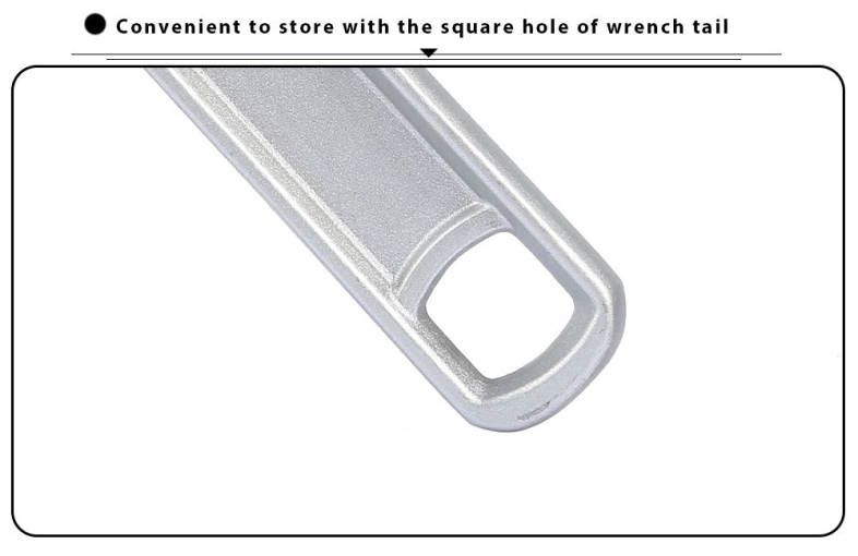 16 - 68mm Adjustable Wrench Short Shank Large Opening Hand Tool