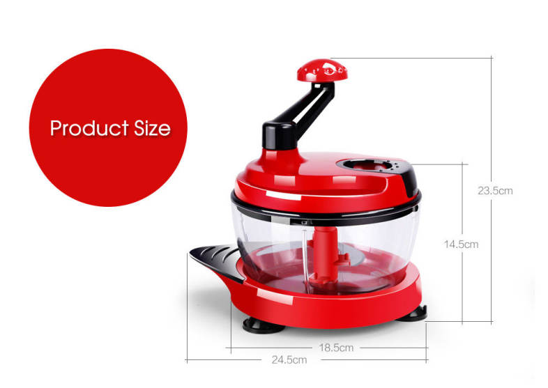 Manual Food Processor Cutting Machine for Fruit Meat
