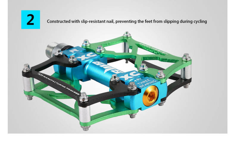 SHANMASHI Paired Mountain Bicycle Bearing Aluminum Alloy Cycling Bike Pedal
