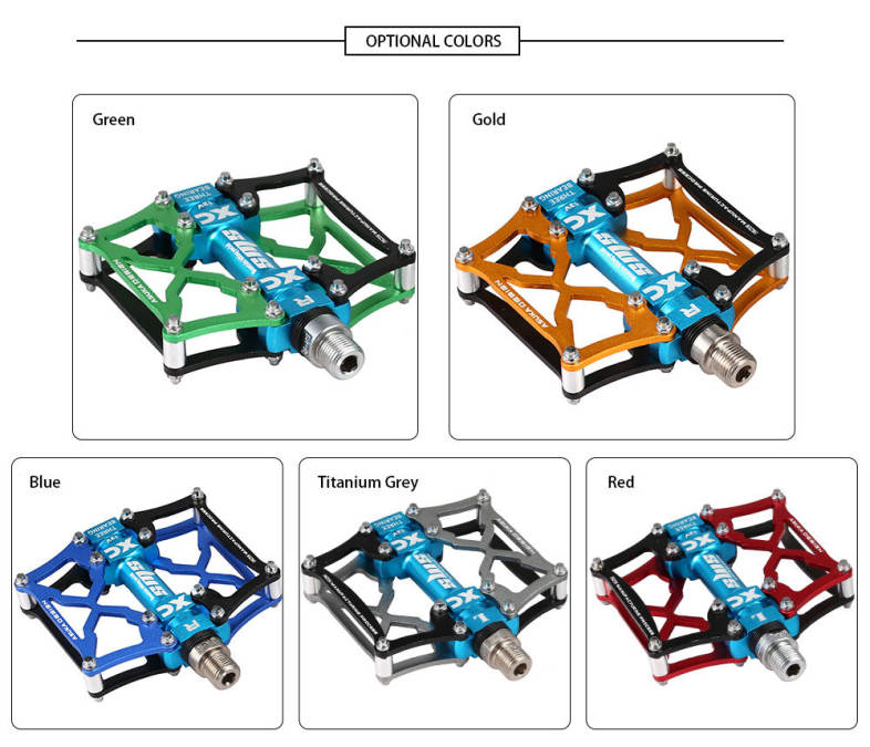 SHANMASHI Paired Mountain Bicycle Bearing Aluminum Alloy Cycling Bike Pedal