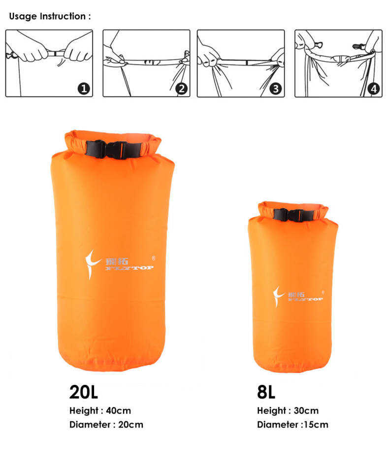 Outdoor Hiking Rafting Swimming Waterproof Bag