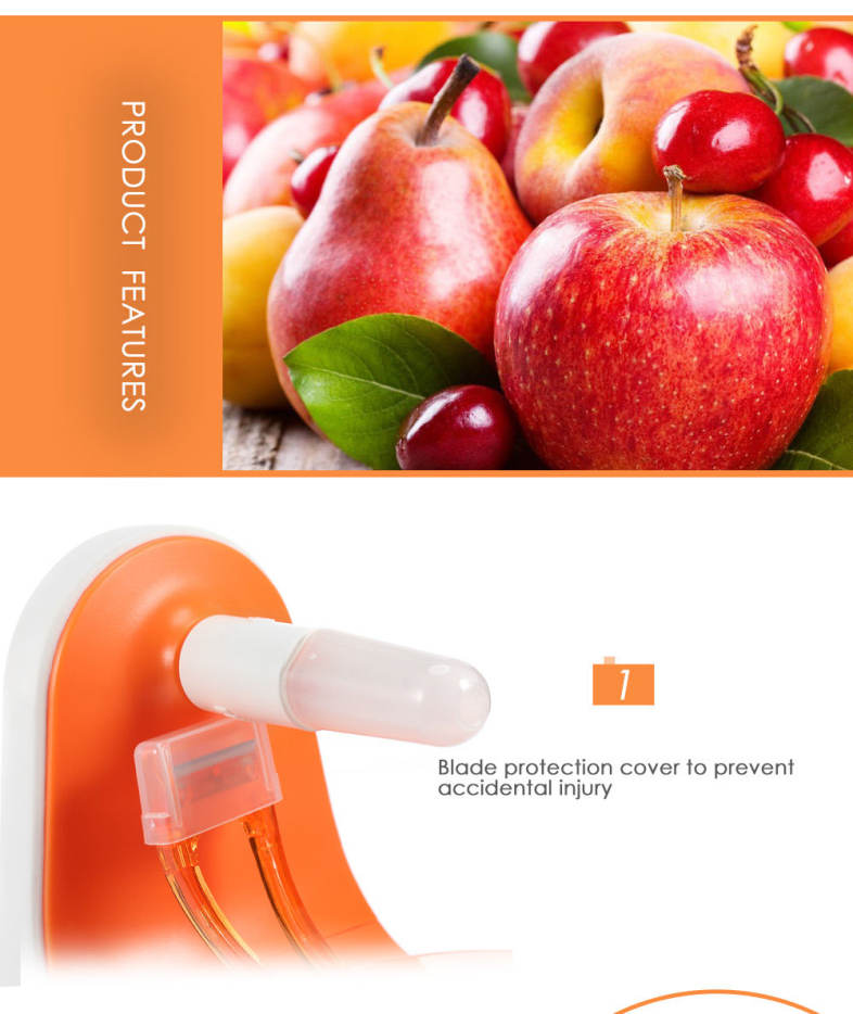 Fruits Apple Peeler Stainless Blade Peeled Tool