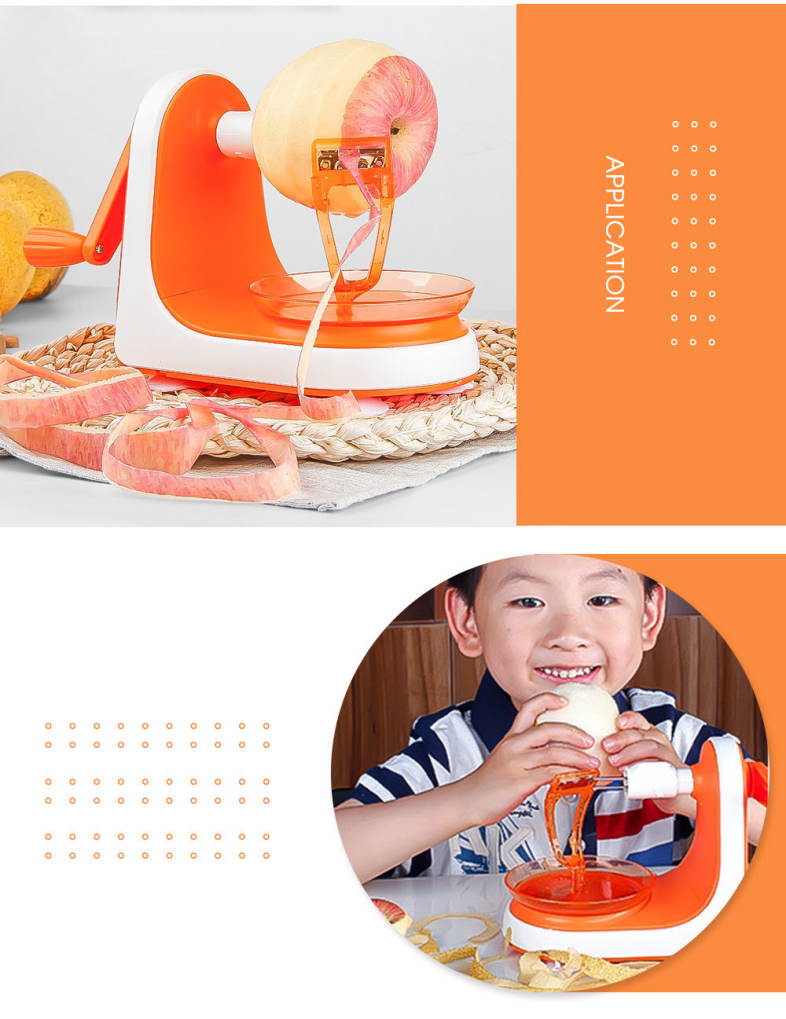 Fruits Apple Peeler Stainless Blade Peeled Tool