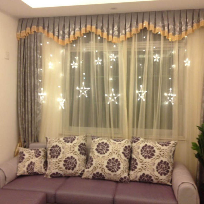 12 LEDs Star Shape String Light Holiday Party Wedding Decoration Lamp