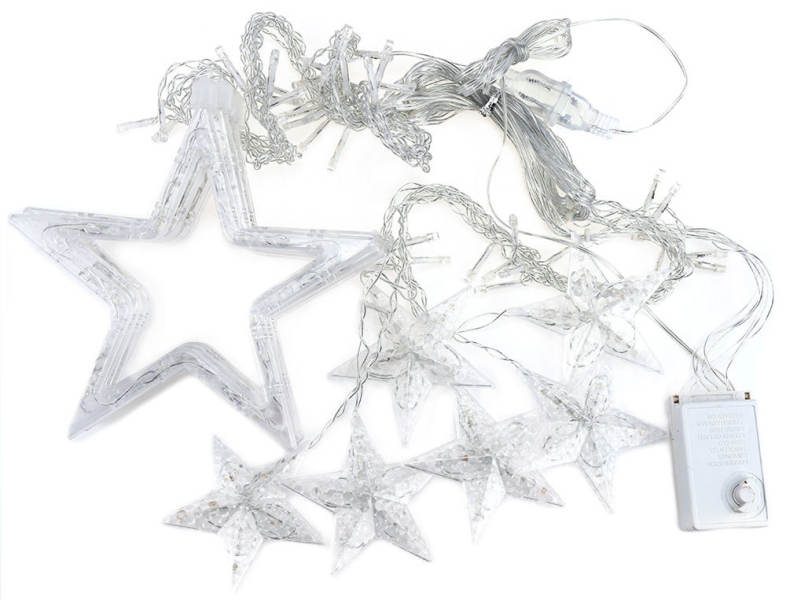 12 LEDs Star Shape String Light Holiday Party Wedding Decoration Lamp