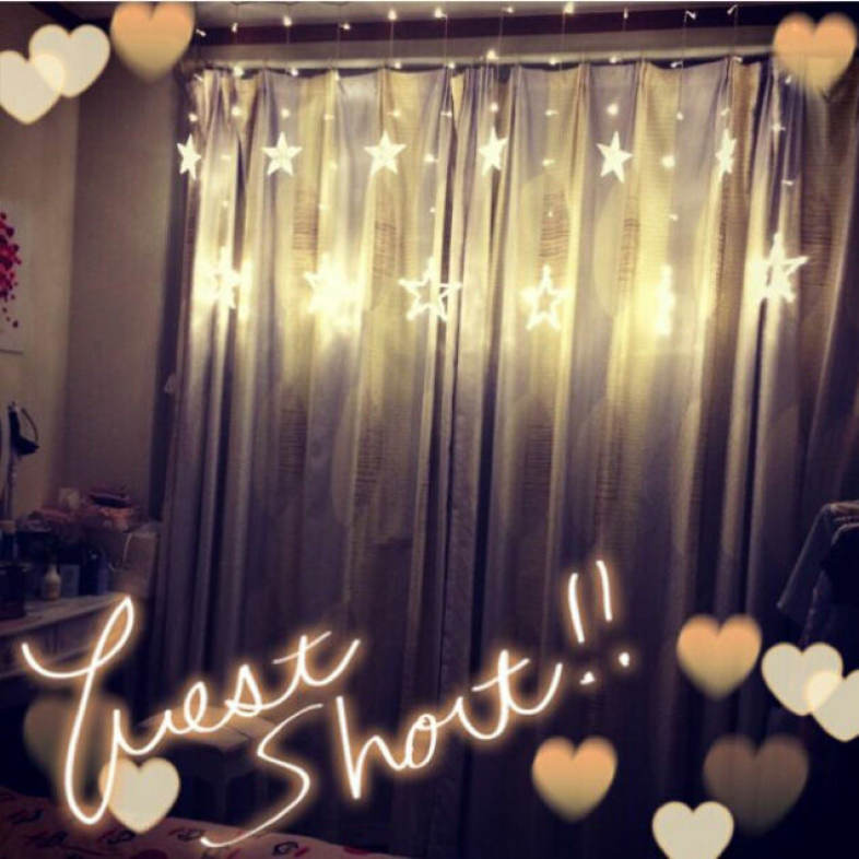 12 LEDs Star Shape String Light Holiday Party Wedding Decoration Lamp