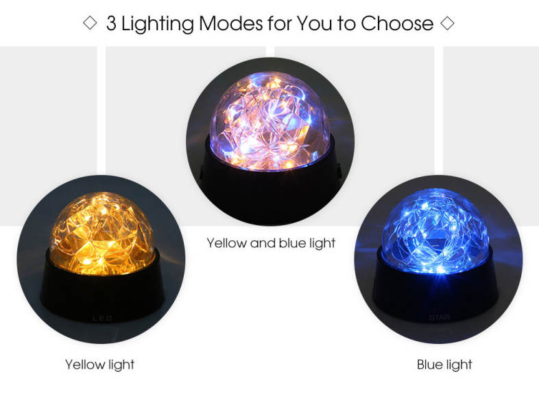 Romantic LED Firework Starry Light Decoration Table Lamp Decor Holiday Gift