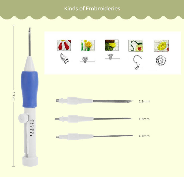 Sewing Embroidery Stitching Punch Needle Kits