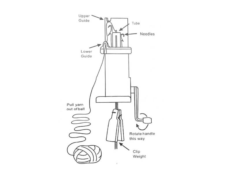 Wool Weaver Machine Hand Operated Easy Knitting Tool