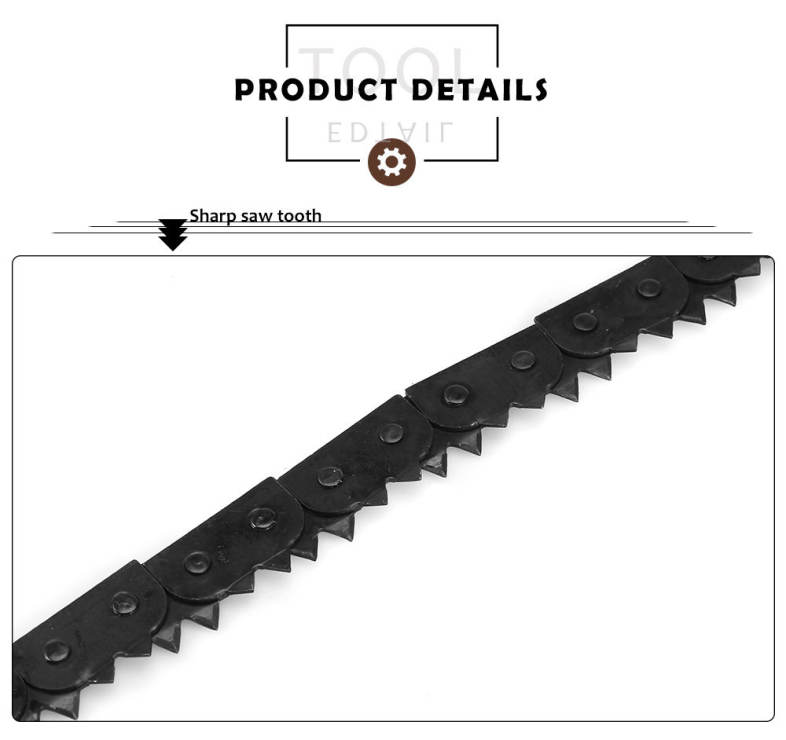 Outdoor Survival Wire Saw Hand Chainsaw Camping Tool Pocket Gear