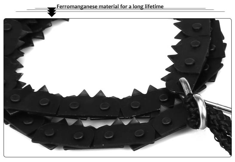 Outdoor Survival Wire Saw Hand Chainsaw Camping Tool Pocket Gear