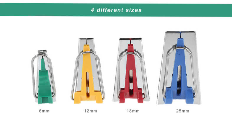Fabric Bias Tape Maker Binding Tool Set