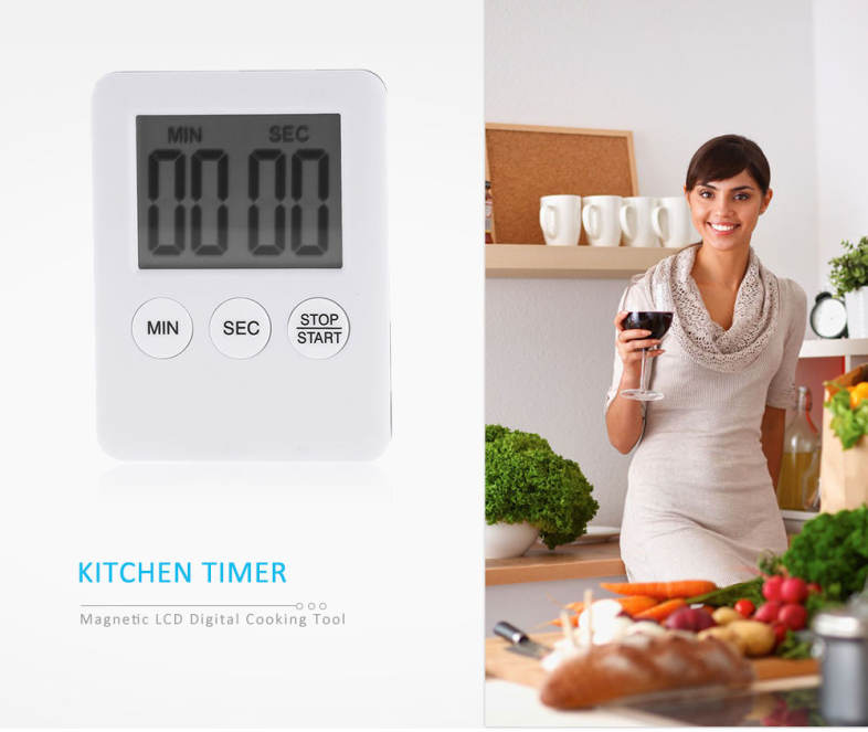 Magnetic LCD Digital Kitchen Timer