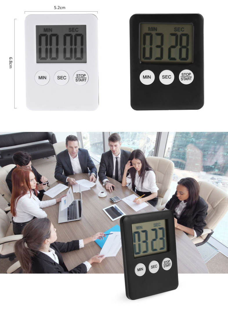 Magnetic LCD Digital Kitchen Timer