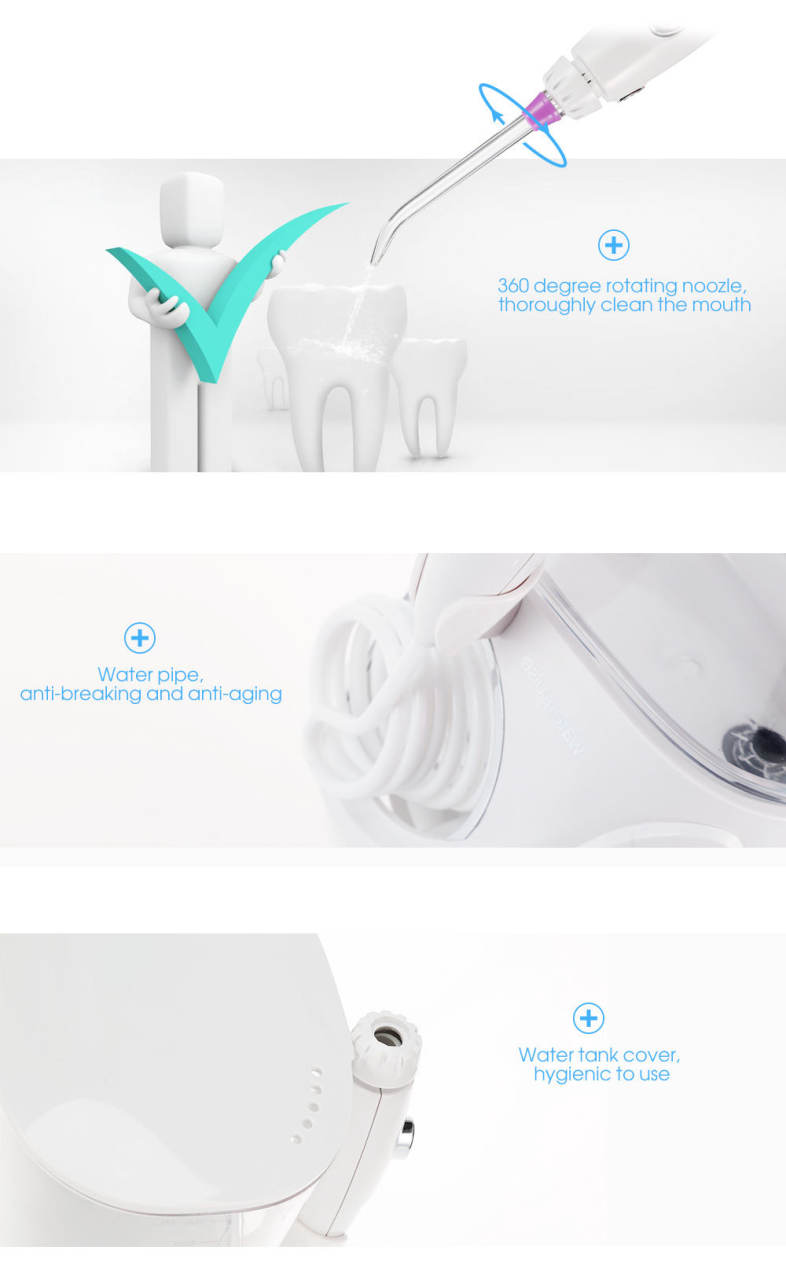 Waterpulse V660 Dental Flosser Water Jet Oral Care Teeth Cleaner Irrigator