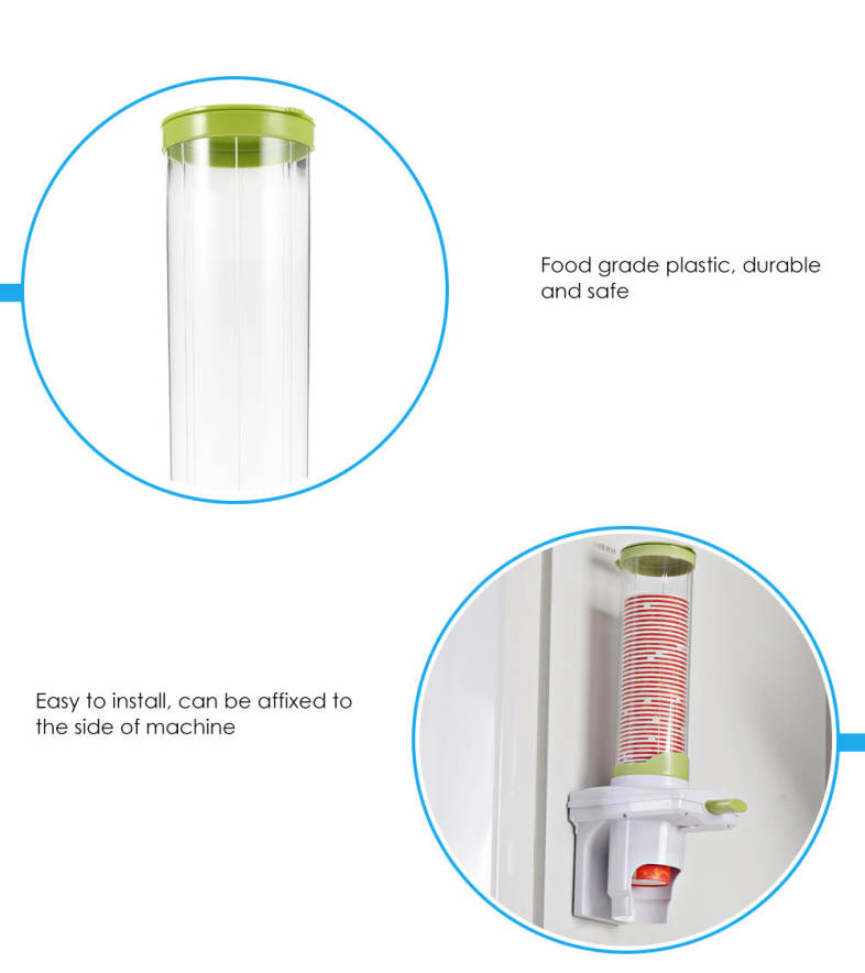 Automatic Paper Cup Storage Rack for Water Cooler