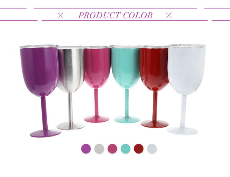 Creative Stainless Steel Goblet Red Wine Cup