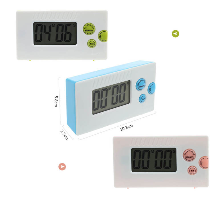 LCD Digital Kitchen Timer Magnetic Alarm Clock