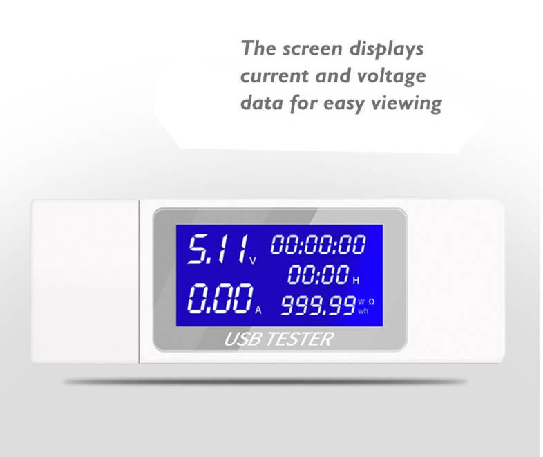 KW - 1705A USB Charging Detector Voltage Current Meter Capacity Tester