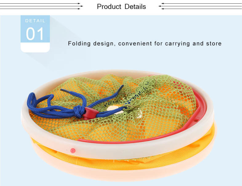 Portable Canvas Folding Bucket for Outdoor Camping Fishing Car Washing