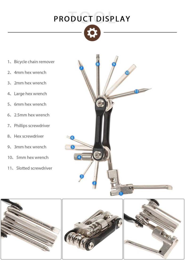 Portable Bicycle Bike Maintenance Disassembling Repair Tool