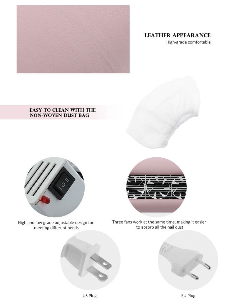 Nail Dust Suction Manicure Machine Cleaner Beauty Equipment