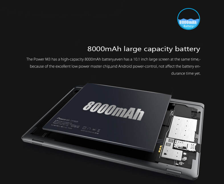 ALLDOCUBE Power M3 4G Phablet 10.1 inch Android 7.0 MTK6753 Octa Core 1.5GHz 2GB RAM 32GB ROM Type-C OTG 