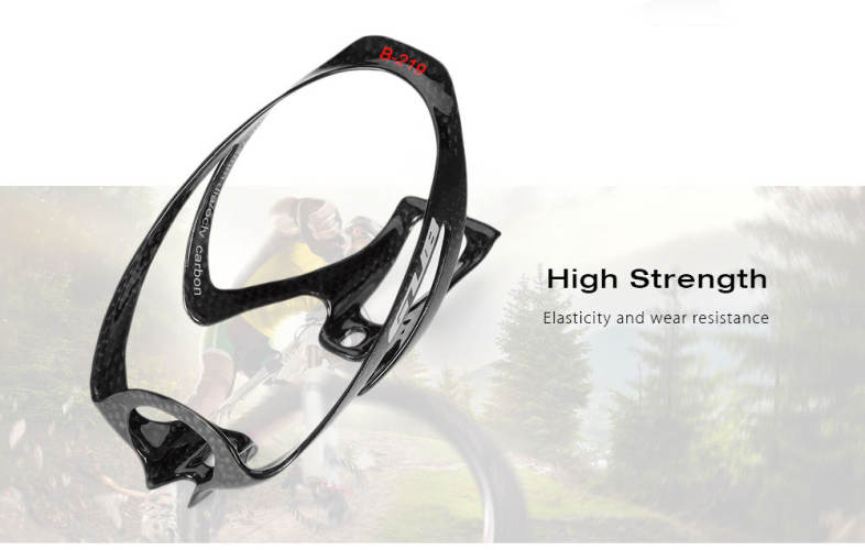 GUB Carbon Fiber Ultralight Bicycle Water Bottle Cage Cycling Holder with Screw
