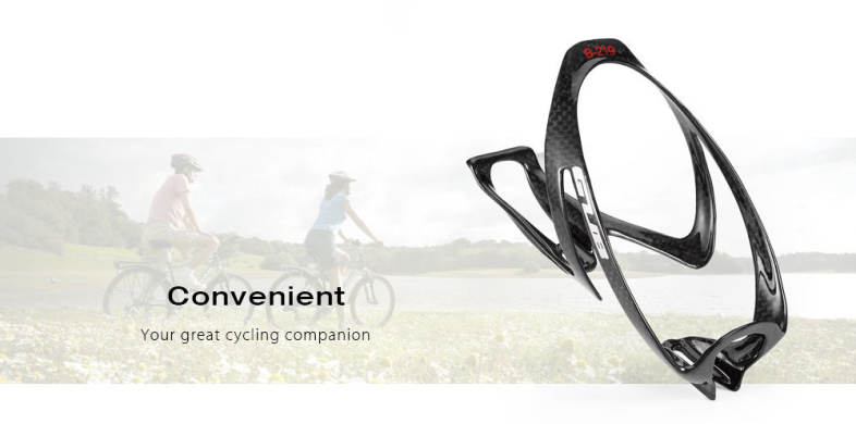 GUB Carbon Fiber Ultralight Bicycle Water Bottle Cage Cycling Holder with Screw