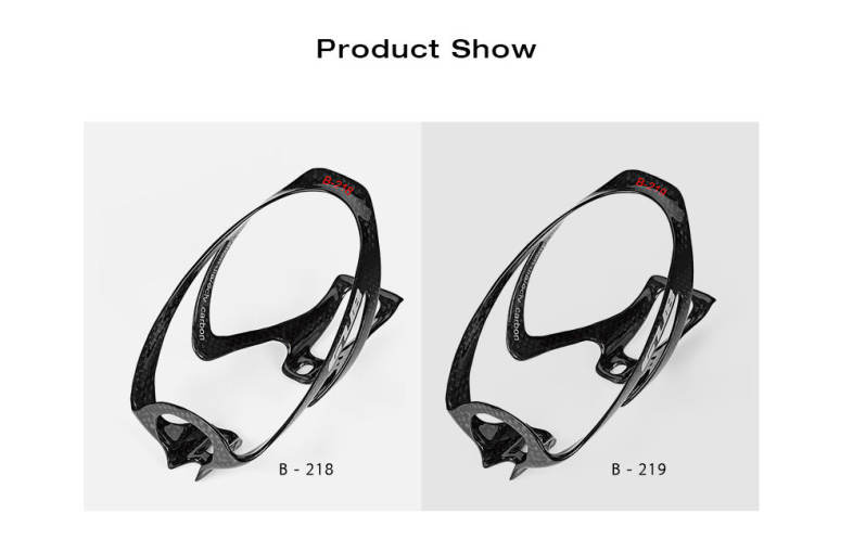 GUB Carbon Fiber Ultralight Bicycle Water Bottle Cage Cycling Holder with Screw