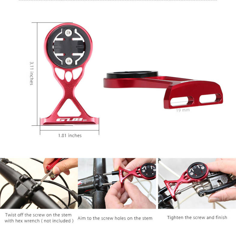 GUB Bike GoPro Camera Adapter for Aluminum Alloy Computer Holder Bicycle Accessory