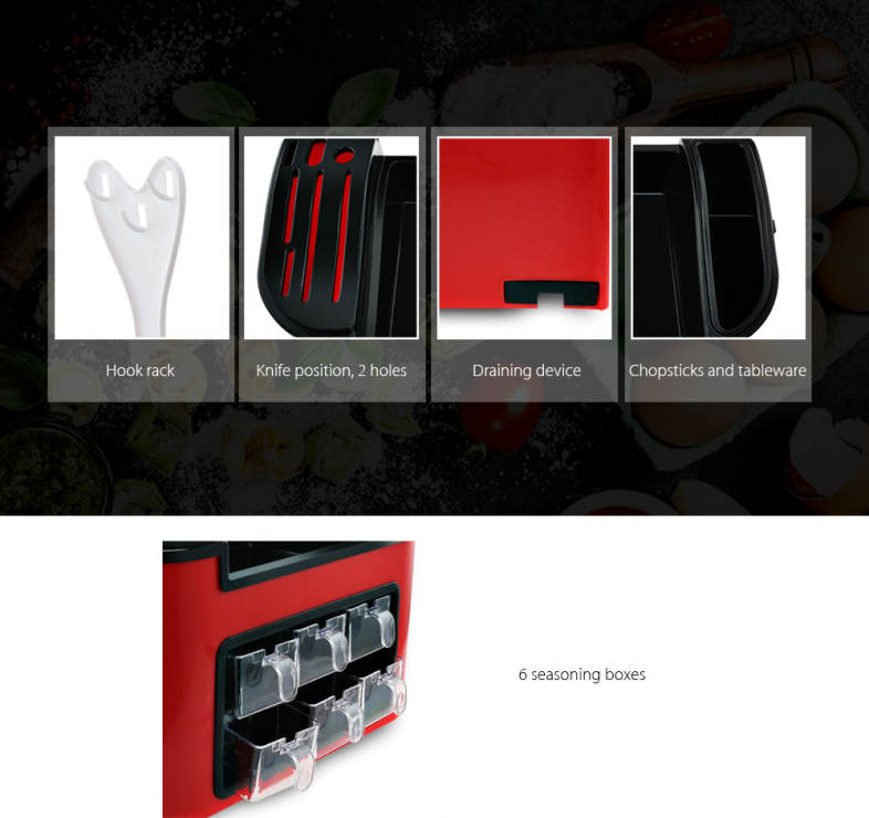 Multifunctional Kitchen Storage Rack Knife Holder