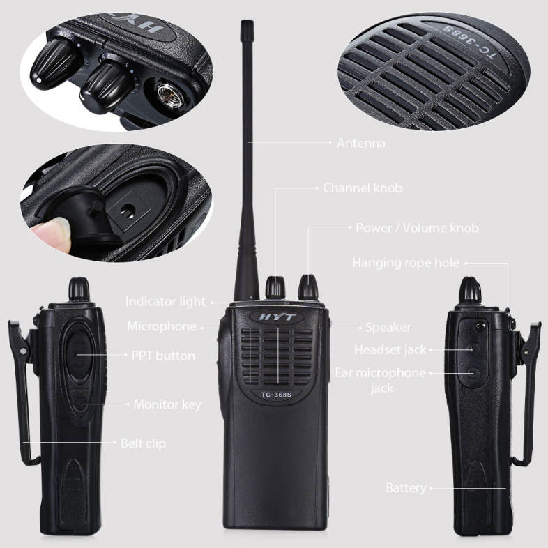 Hytera TC - 368S Portable UHF 450 - 470MHz DMR Transceiver