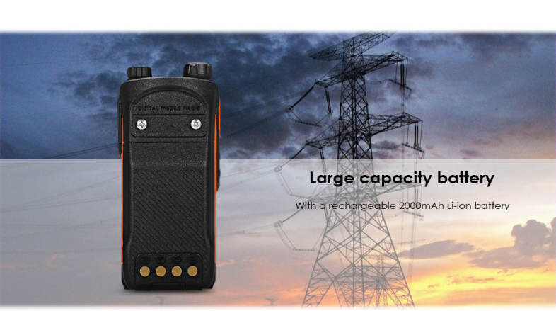 Hytera TD580 Portable UHF 350 - 470MHz DMR Transceiver LED Display
