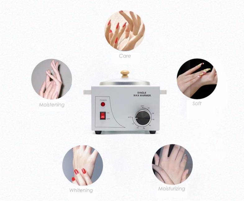 Single Pot Paraffin Heater Warmer Depilatory Machine Wax Therapy Instrument
